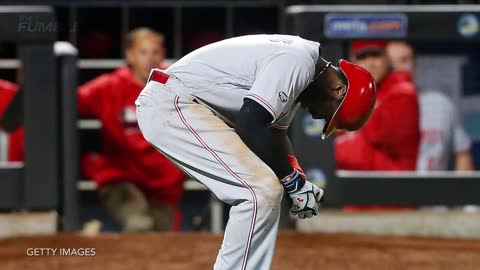 Cincinnati Reds' Brandon Phillips Has One of The Most Painful At Bats