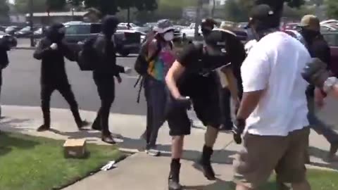 Rural California Locals vs Antifa