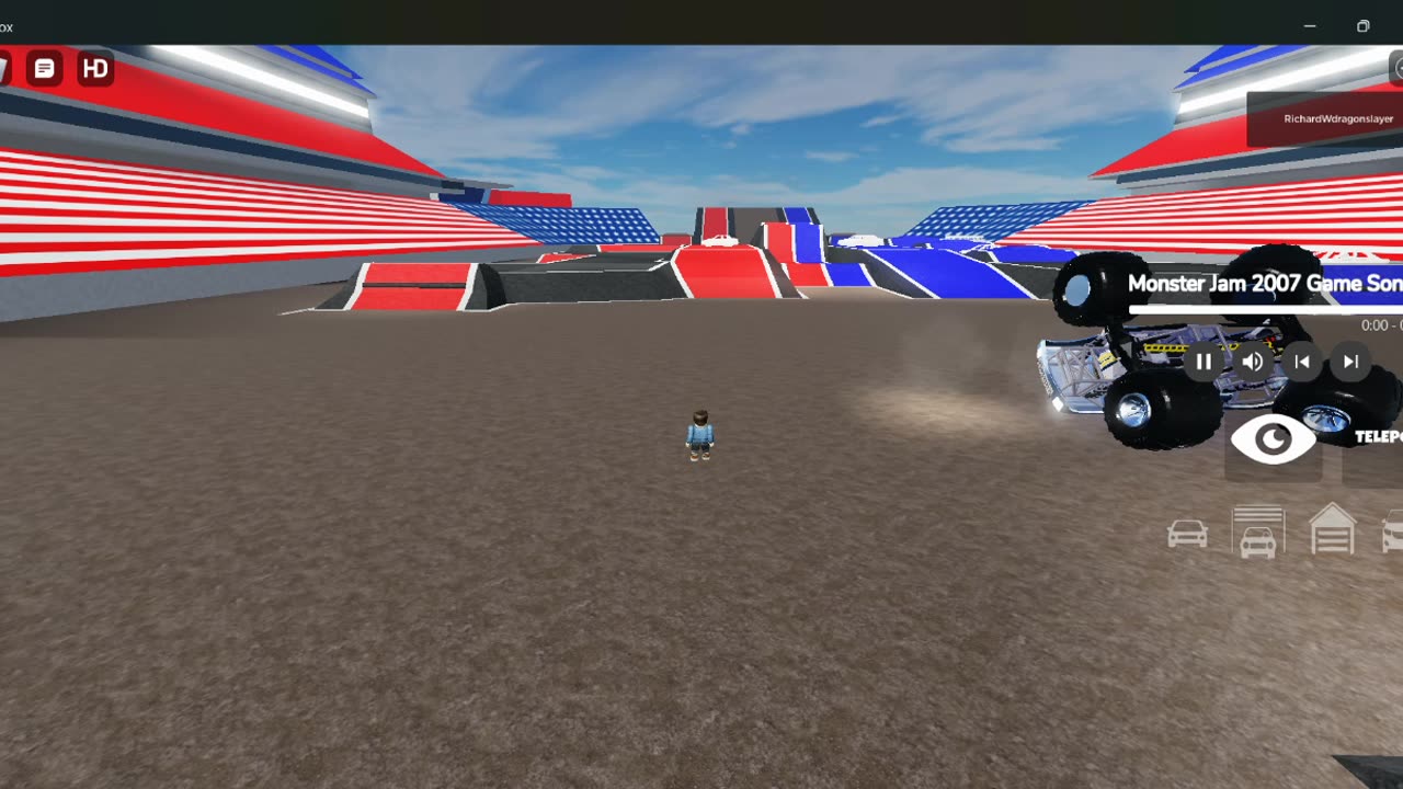 Monster Jam 2023 Monster Truck Monday show 13 part 2(Roblox monster truck freestyle)