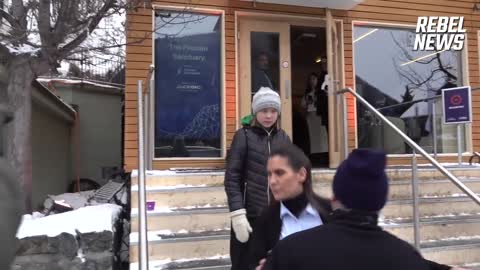 Ezra Levant To Greta Thunberg: “How Many Times did you Rehearse your Arrest at the German Coal Mine?