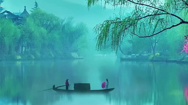 The spring of Jiangnan comes early. The willows and willows are beautiful