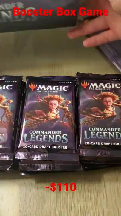 Cracking Packs 005 - Commander Legwnds Magic the Gathering Booster Box Game