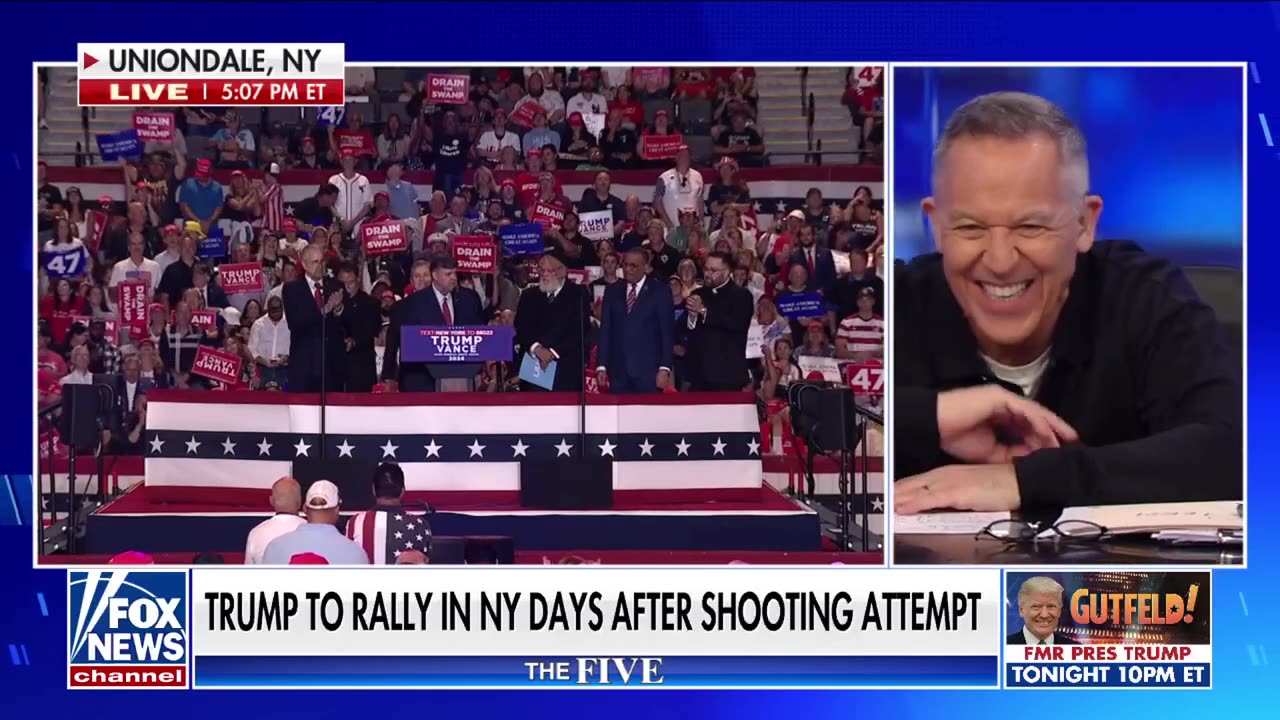 'The Five'- Trump rallies New Yorkers after second apparent assassination attempt