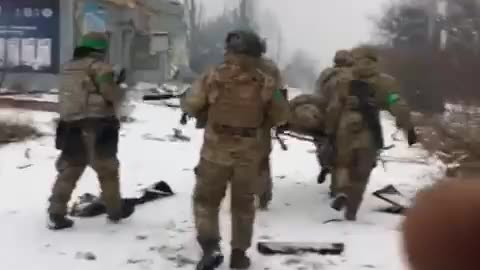 Ukrainian Patrols in Bakhmut