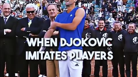 When Djokovic Imitates Players