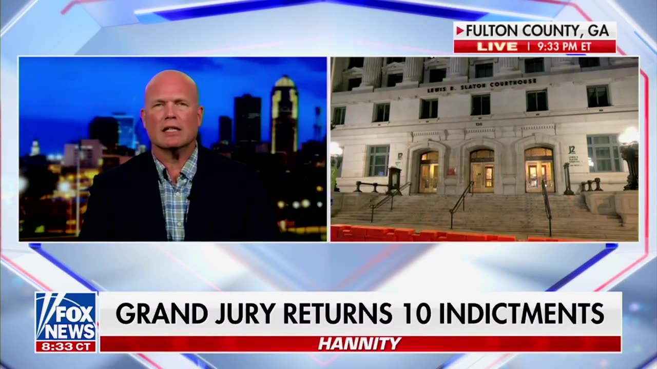 Matt Whitaker on Hannity Fox News 08.14.2023