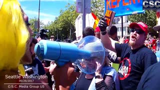 Hell Shaking Street Preachers Vs Cross Dressing Tranny At Seattle Pride