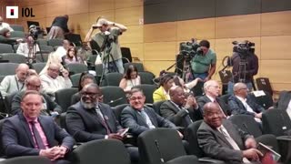 WATCH: Dignitaries Seated For The Long Awaited Phala Phala Report Handover