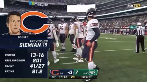 New York Jets vs. Chicago Bears Full Highlights 1st QTR | NFL Week 12, 2022 (1)