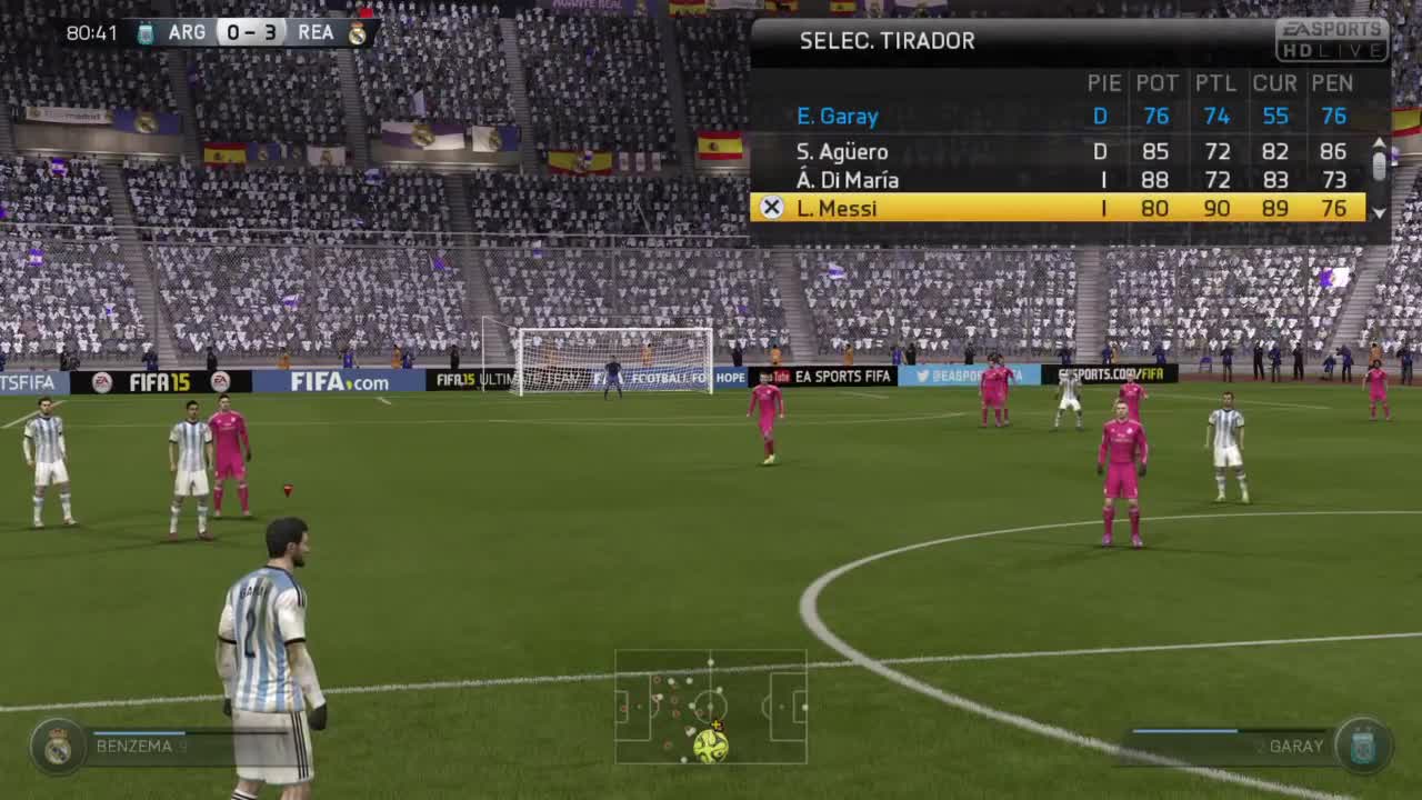 Mi mejor gol de tiro libre (legendario)-FIFA 15