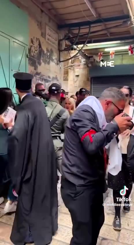 Jerusalem's Old City after Israeli forces attacked Christians celebrating the "Sabbath of Light"