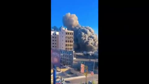 Cartoonish Explosion In Beirut Looks Like CGI Israel War Hoax.mp4