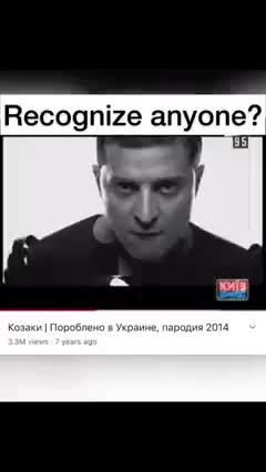 President Zelensky before he was President Zelensky.