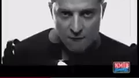 President Zelensky before he was President Zelensky.