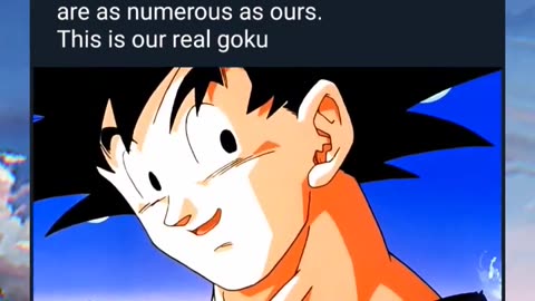 This is our real Goku 🤗_