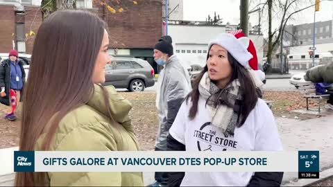 Free Vancouver pop-up store clothing store, lunch, and haircuts