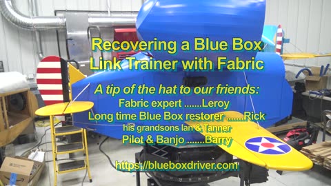 Recovering a Blue Box Link Trainer with Fabric