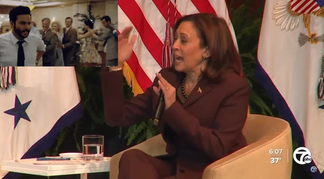 Kamala Harris to Ann Arbor