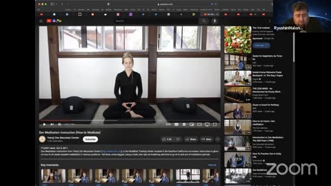 Zen Meditation 101 and Alien stuff LIVE RYUSHIN 10/28/2023