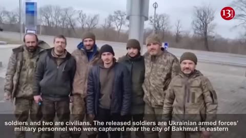 12 Ukrainian soldiers captured in Bakhmut and Kremennaya are released