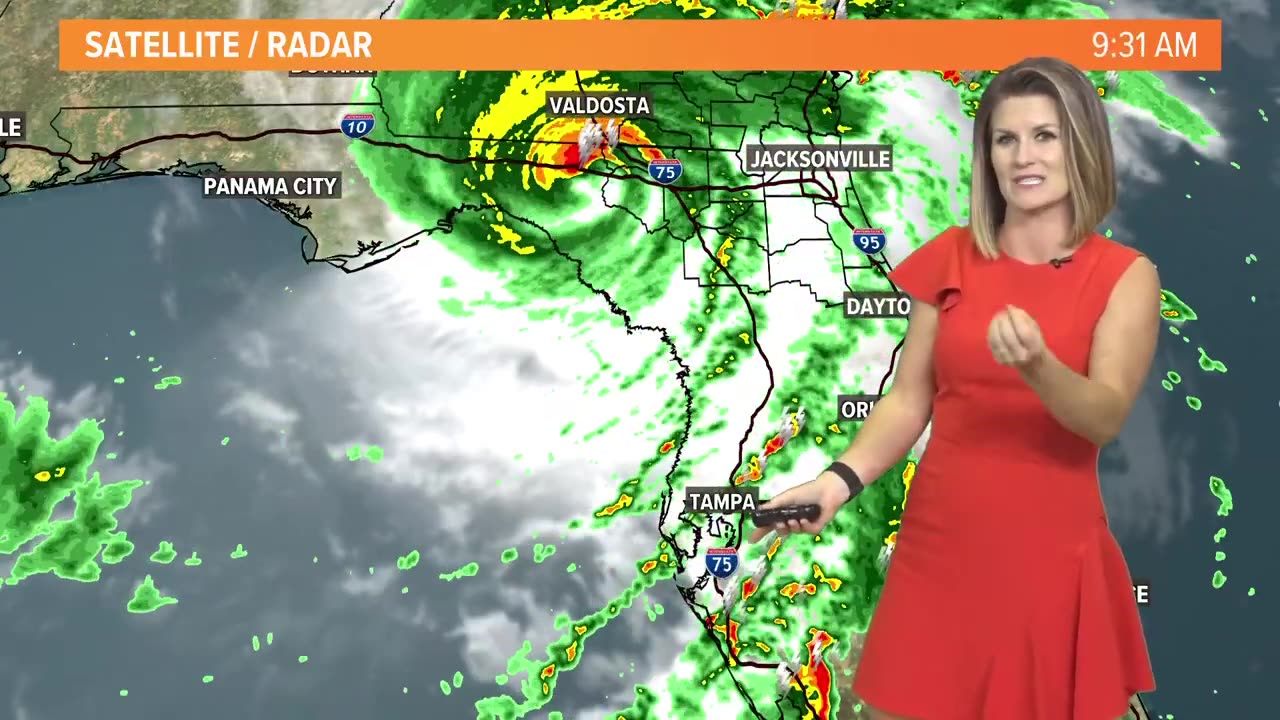 9.30am update. Hurricane idalia is a cat.2 but no finised yet