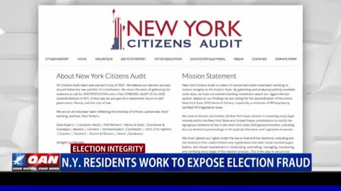 N.Y. residents work to expose election fraud