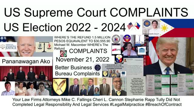 Tully Rinckey PLLC | Albany NY - Client Complaints US Supreme Court -TULLY RINCKEY - 2001 L St NW, Washington, DC -- November 21, 2022 - Senator Raffy Tulfo Philippines -Tully Rinckey PLLC: Commercial and Personal Lawyers