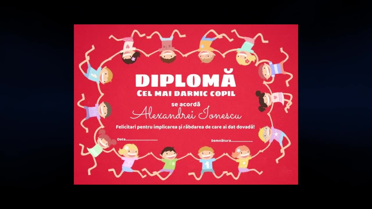 matograph.com) Diplome de merit pentru copii