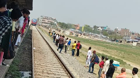 Train In Nepal#janakpur😱