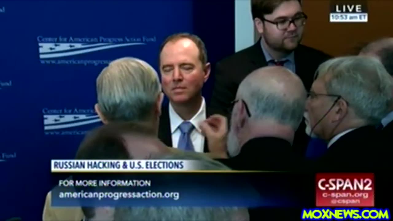 THATS BOGUS ! Ray McGovern confronts Congressman Schiff on Russian Hacking Fairy Tale.