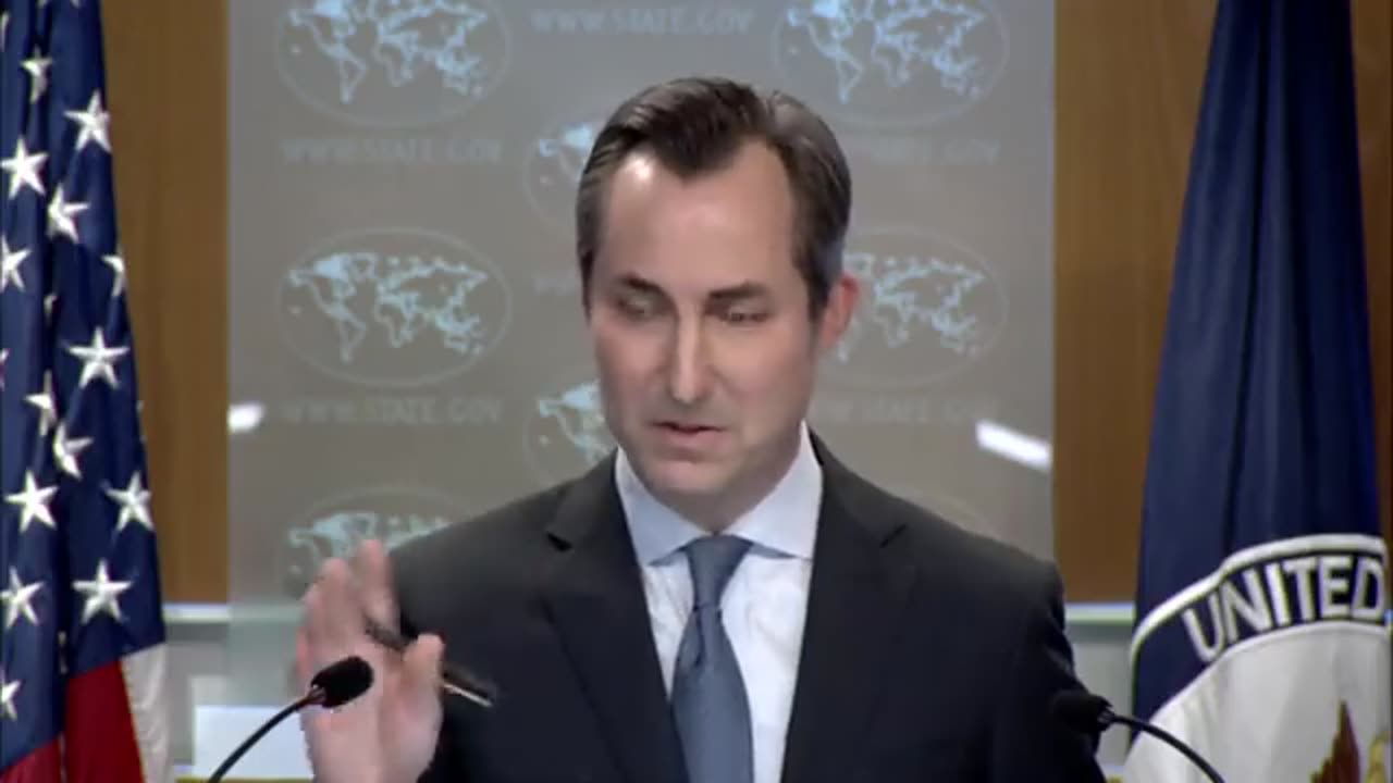 Biden State Dept spokesman Matthew Miller says the BOTCHED Afghanistan withdrawal was