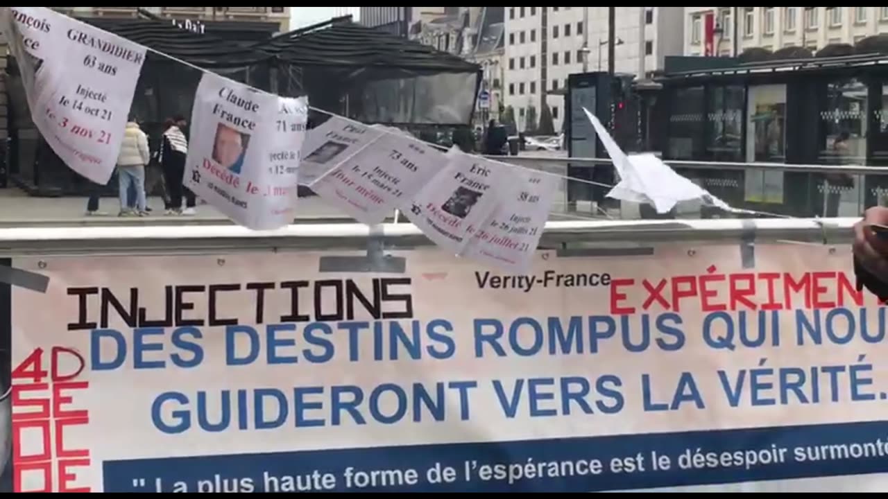 Les Masques Blancs Rennes Sitting morts apres injection le 4 mars 2023+temoignages ou est mon cycle