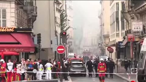 Gas explosion in Paris