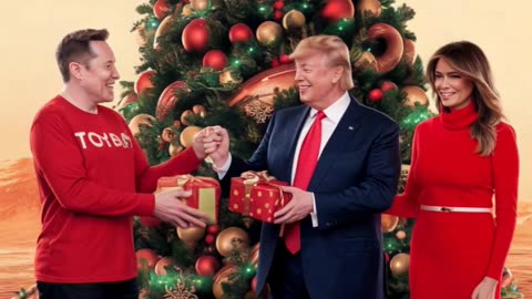 30 days till Christmas ⛄️🎁🎄 #christmas #christmas2024 #present #elonmusk #donaldtrump
