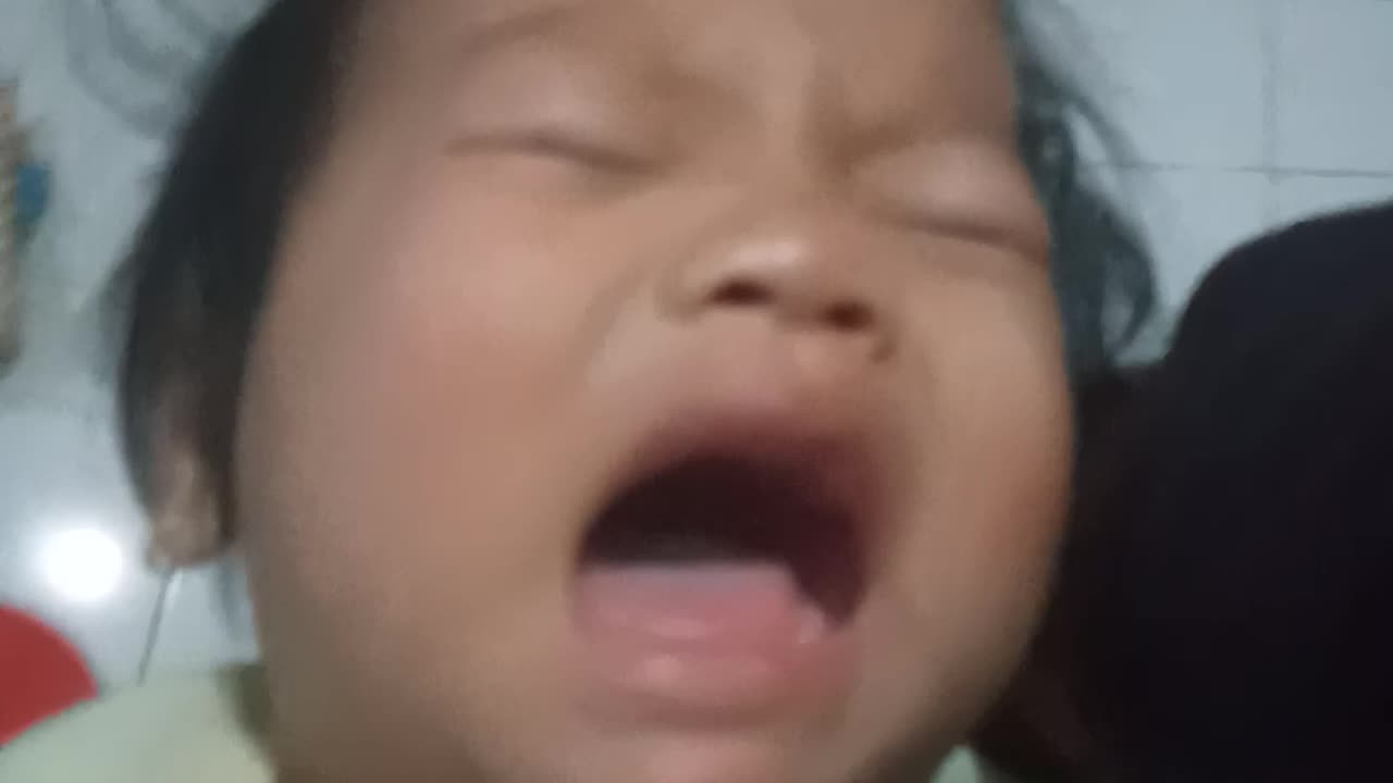 Cry baby while sleeping