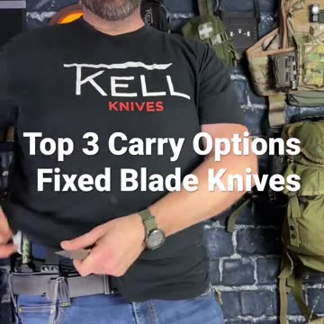 Top 3 Concealed Carry Fixed Blade Carry Options #shorts #knives #edc