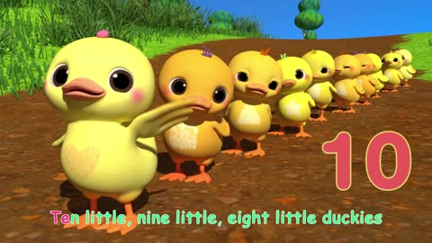 ten Little Duckies | CoComelon Nursery Rhymes & Kids Songs