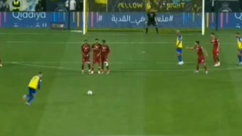 CR7 Free-Kick Goal for Al Nassr vs Abha