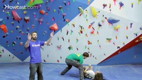 How to Spot for Indoor Climbing | Rock Climbing