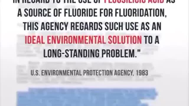 The fluoride in our water is a toxic waste biproduct of fertilizer