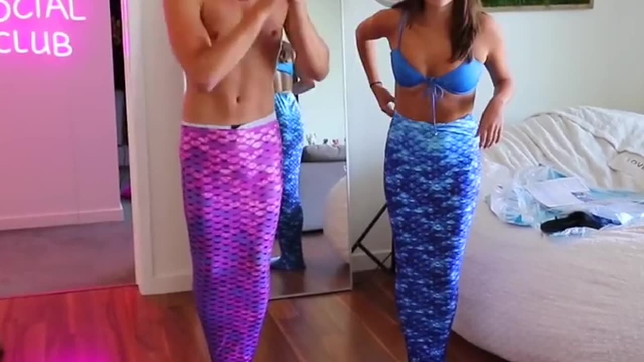 Mermaid reveal gone wrong