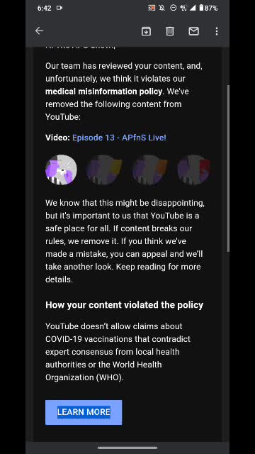 Once Agian... A podcast gets axed!