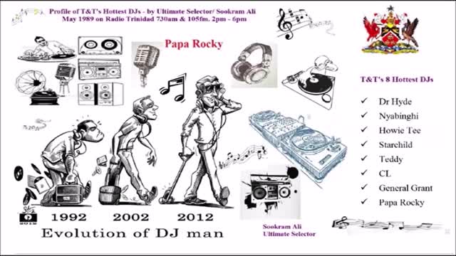 Papa Rocky, Profile of T&T's Hottest DJs. Ultimate Selector Sookram Ali