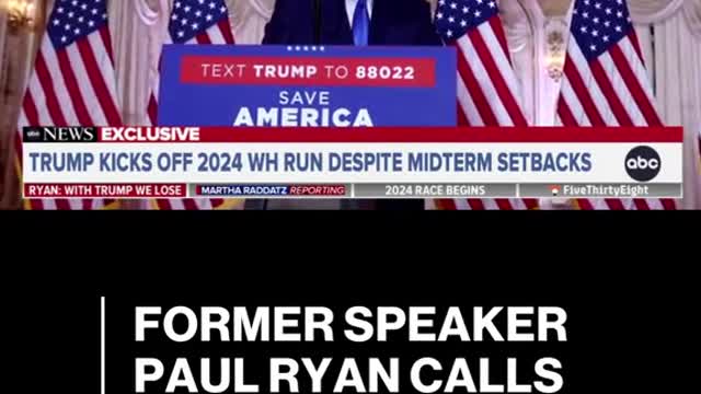 FORMER SPEAKERPAUL RYAN CALLSHIMSELF A 'NEVERAGAIN-TRUMPER'