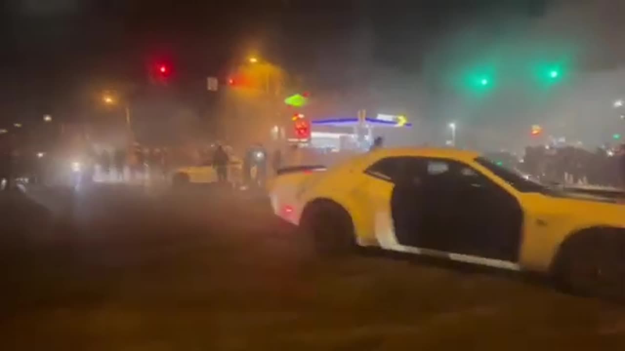 Reports of illegal burnouts and drag-racing on Interstate 95 in Philadelphia...