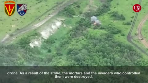 Drone stops Russian mortarmen who were about to open fire