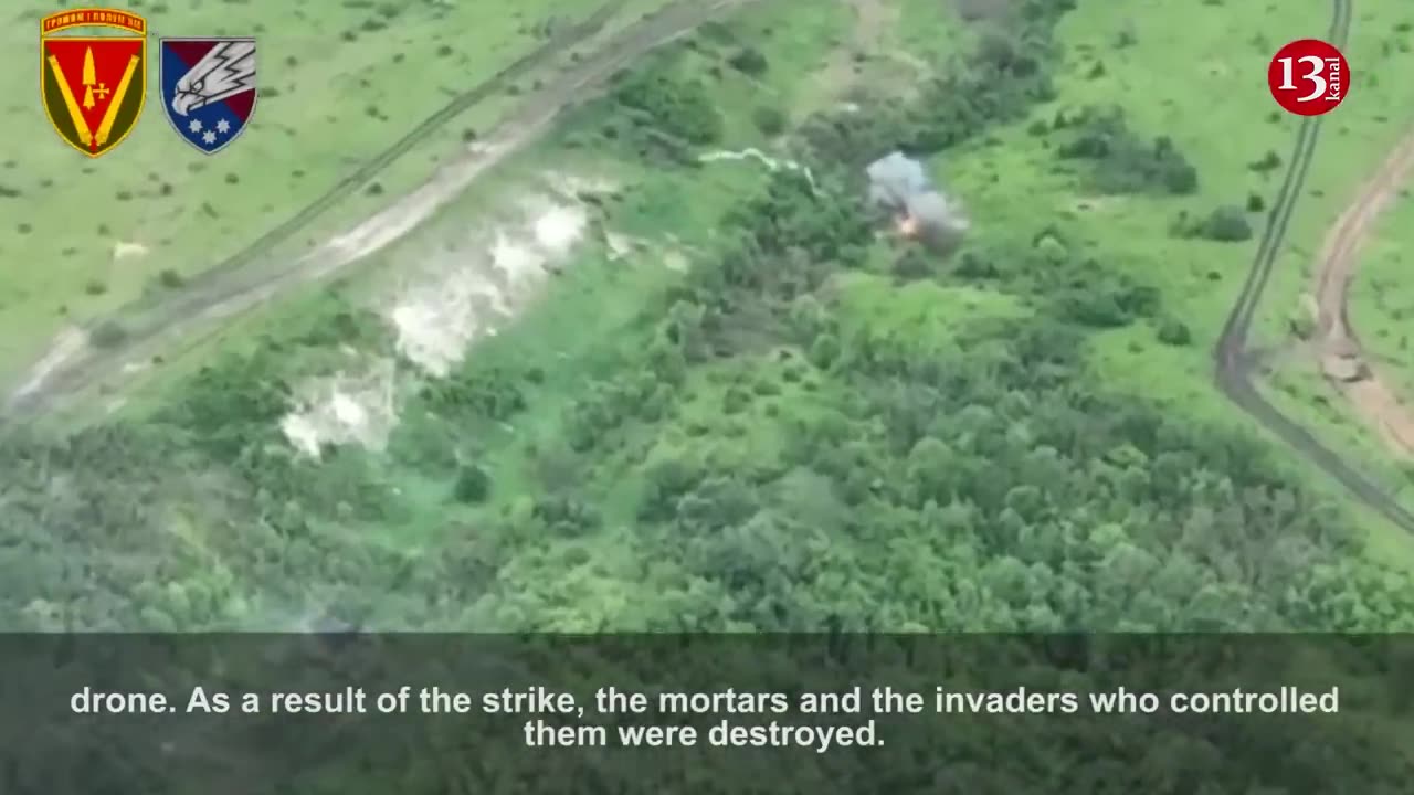 Drone stops Russian mortarmen who were about to open fire