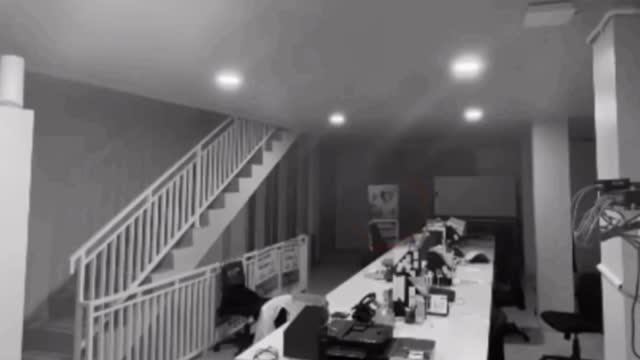 Paranormal activity caught on cctv || office ghost