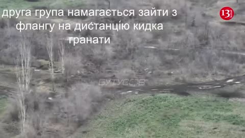 2 Ukrainian soldiers against 10 "Wagner" fighters- The attacking "Wagner" group retreated like this