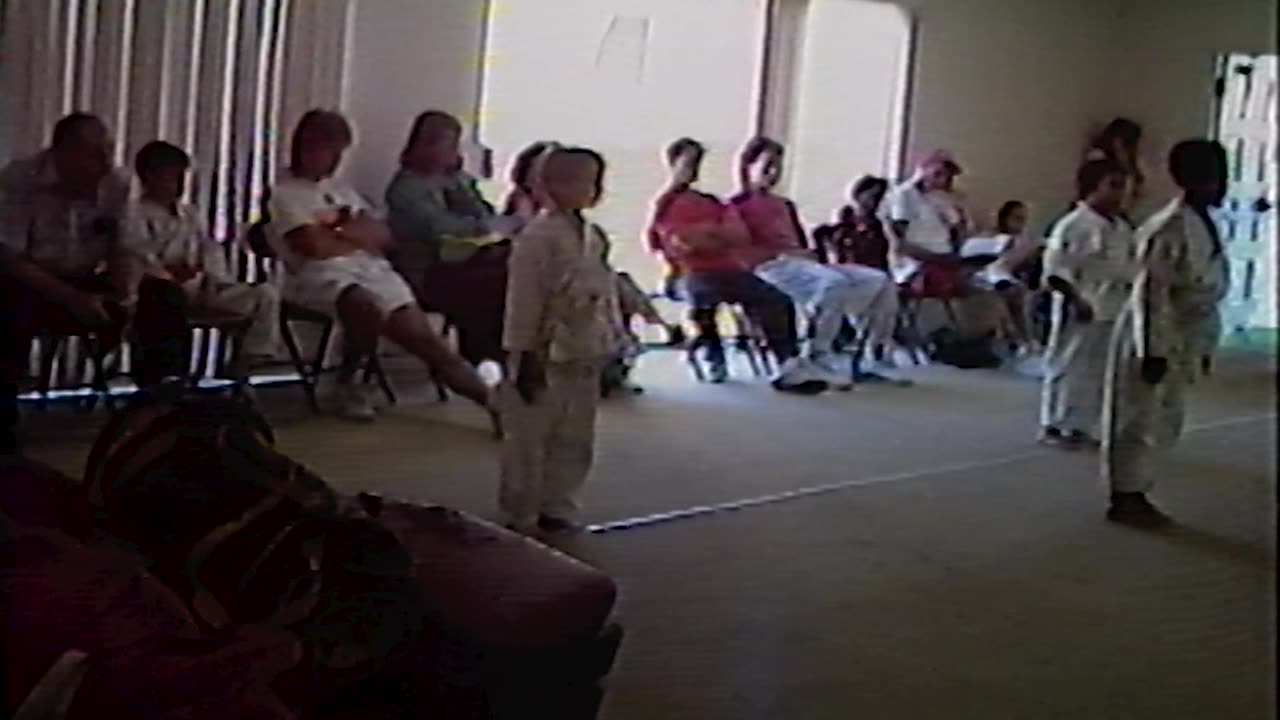 1990 Casey's Karate Class 2-13-90 - Yellos Strip Test 4-24-90